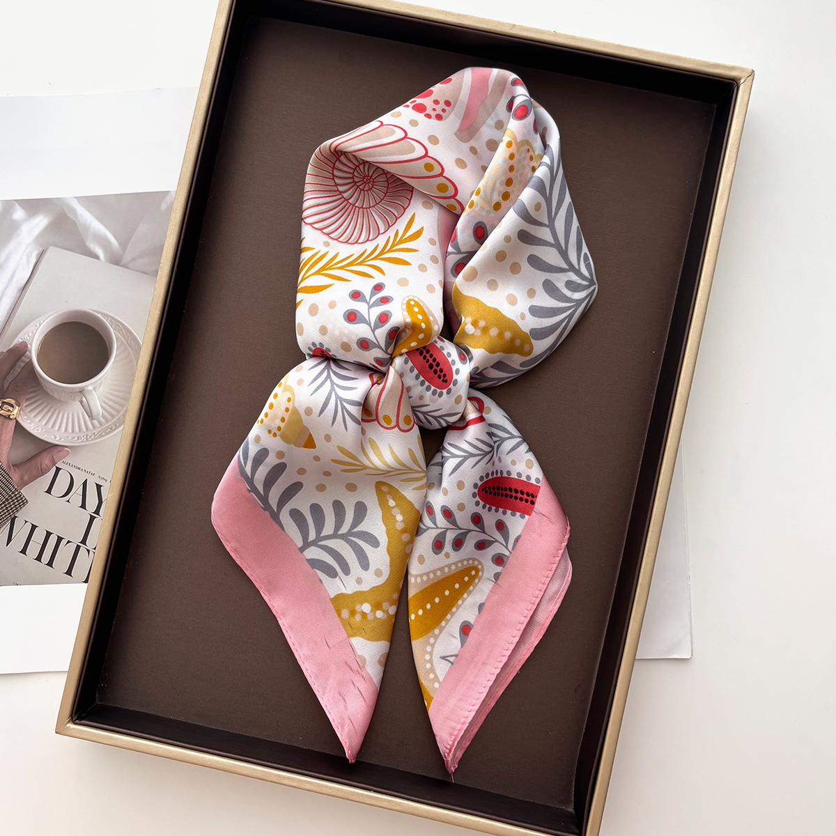 Face Scarf Mask - New Printed Square Scarf For Women