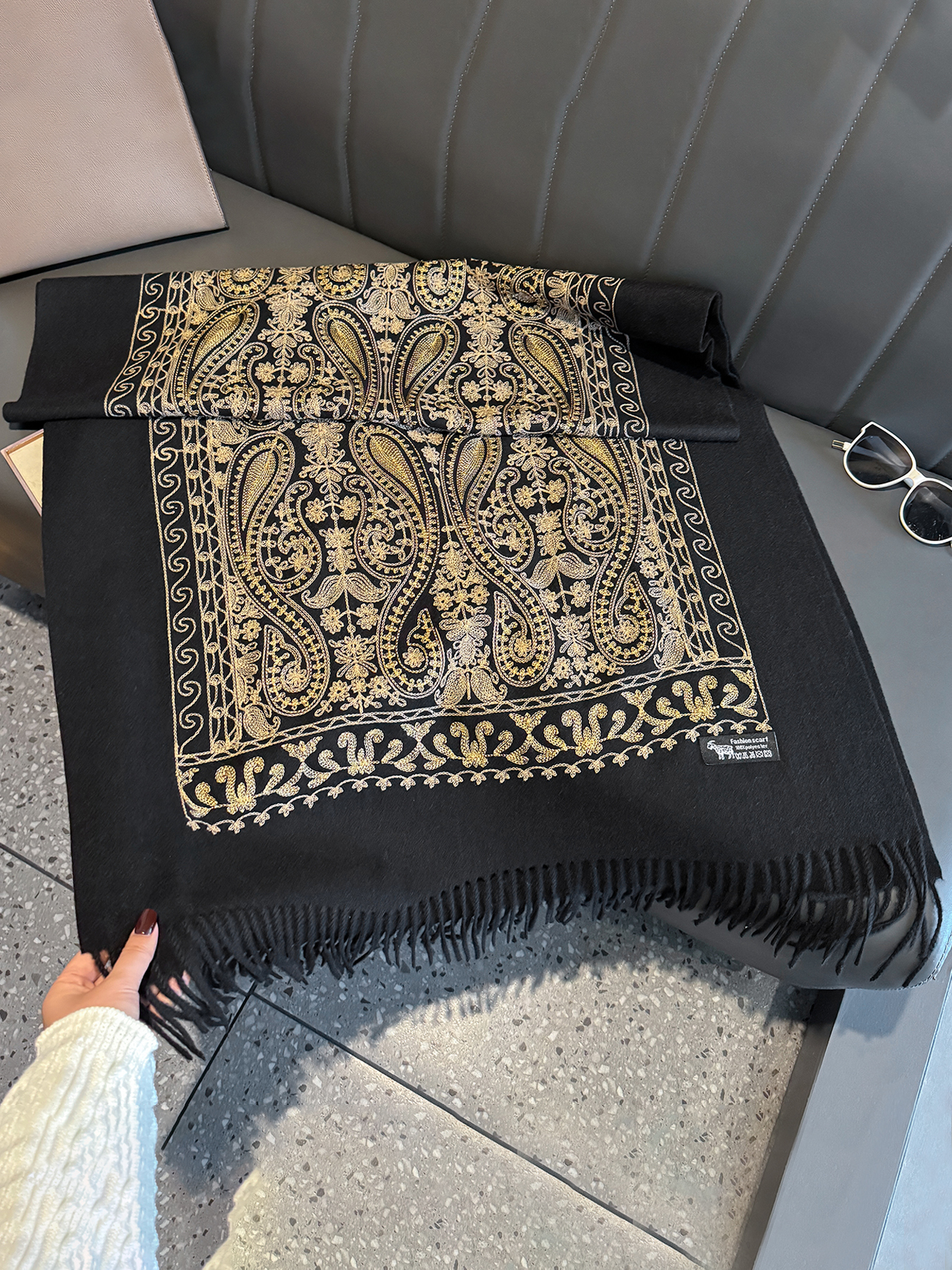 Luxury Thick Warm Paisley Pash – обзор и цена Woven Scarf Blanket