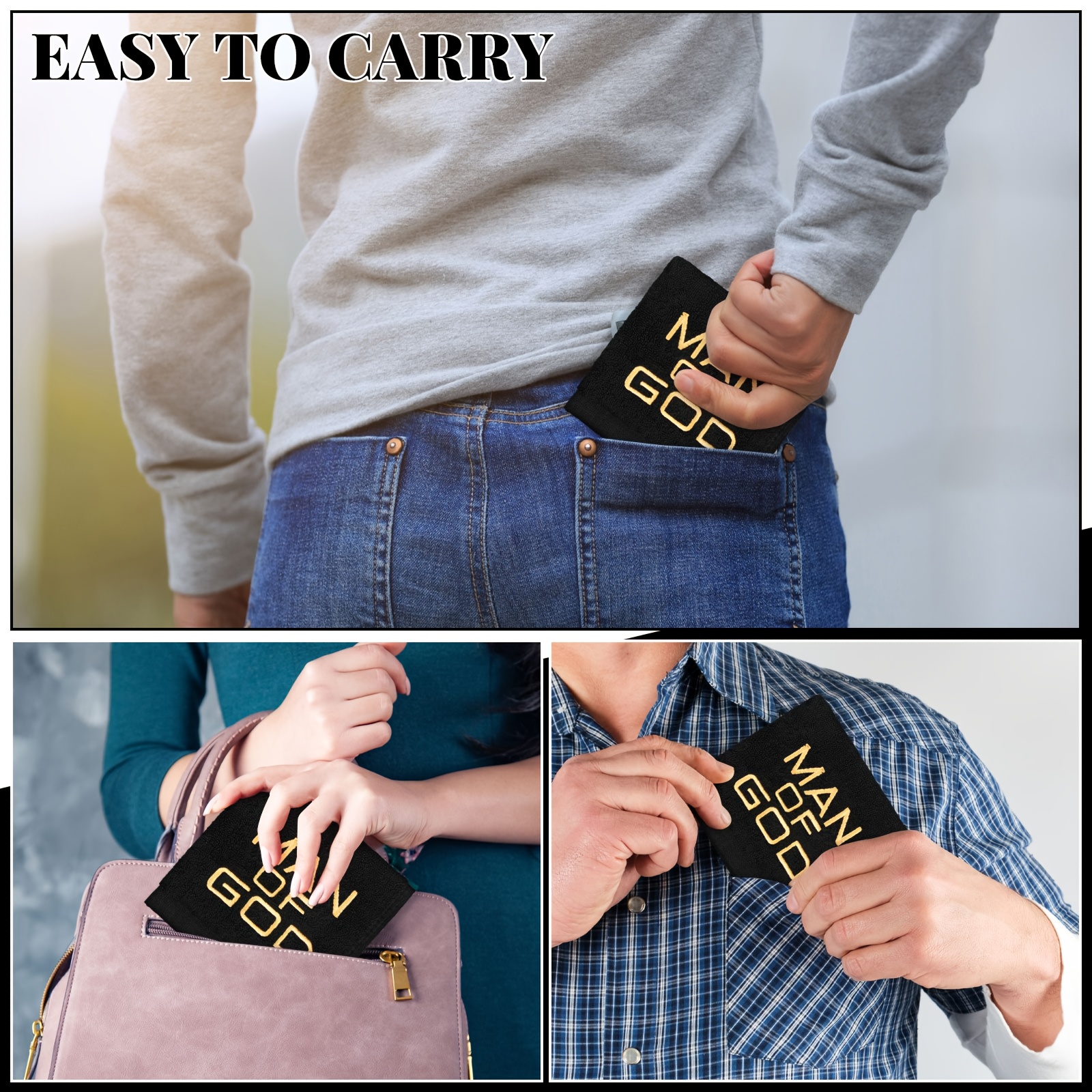 6-Piece Christian Hand Towels  – обзор и цена Handkerchief Cotton Men