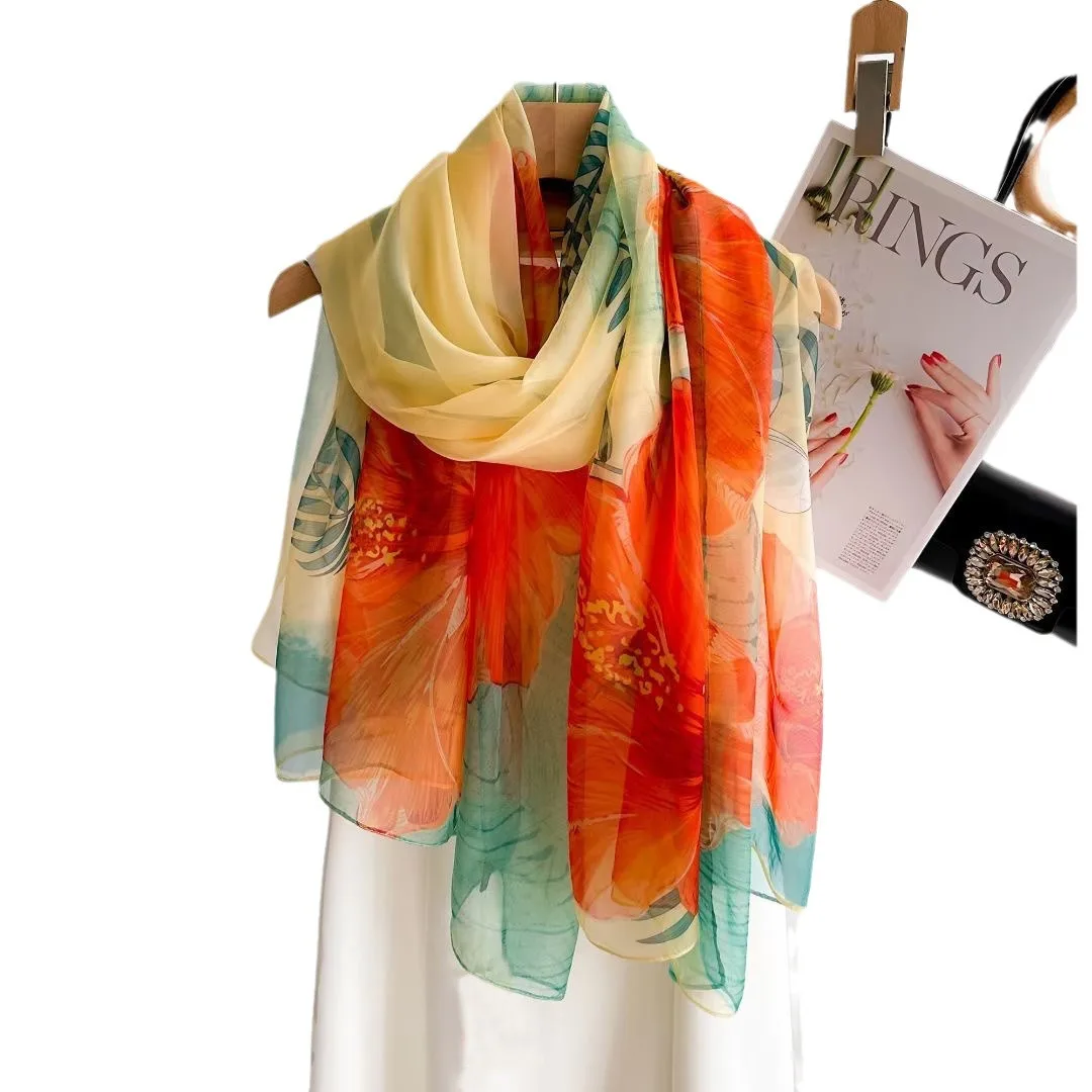 Silk Scarf Fashion Design Neck – обзор и цена Pashmina Wrap Large