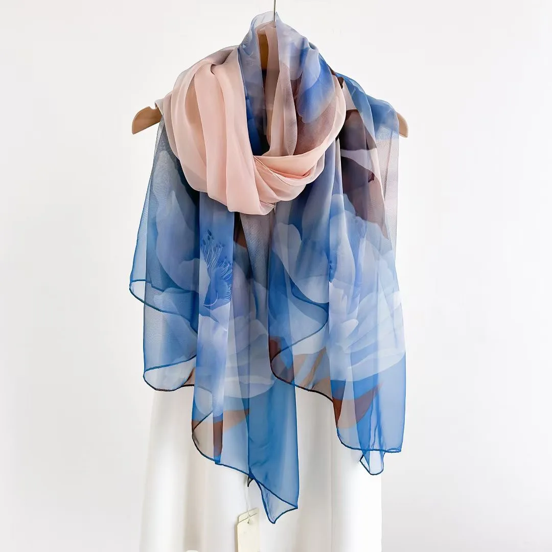 Silk Scarf Fashion Design Neck – обзор и цена Pashmina Wrap Large