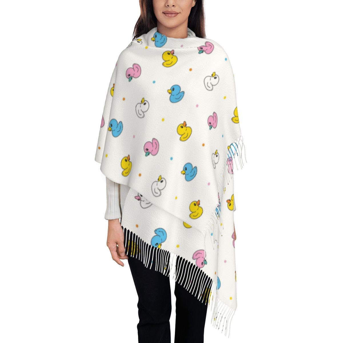 Women's Scarf with Tassel Cute – обзор и цена Pashmina Wrap Large