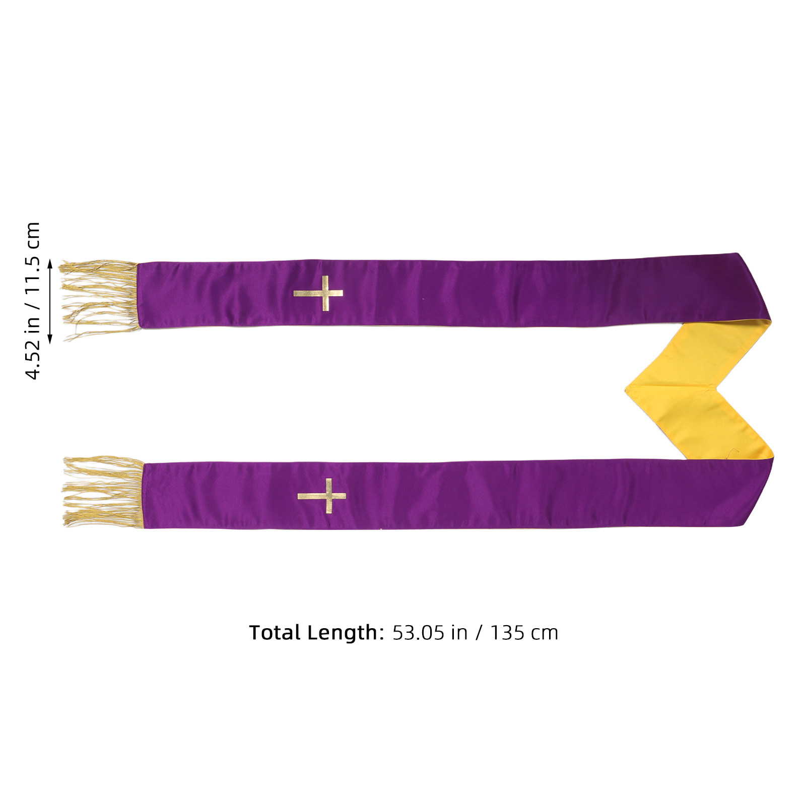 Dual Color Purple Gold Reversi – обзор и цена Stole Wedding Shawl