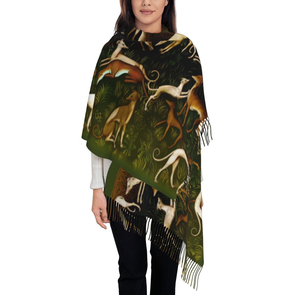 Greyhounds Shawl Wrap Women Wi – обзор и цена Pashmina Wrap Large