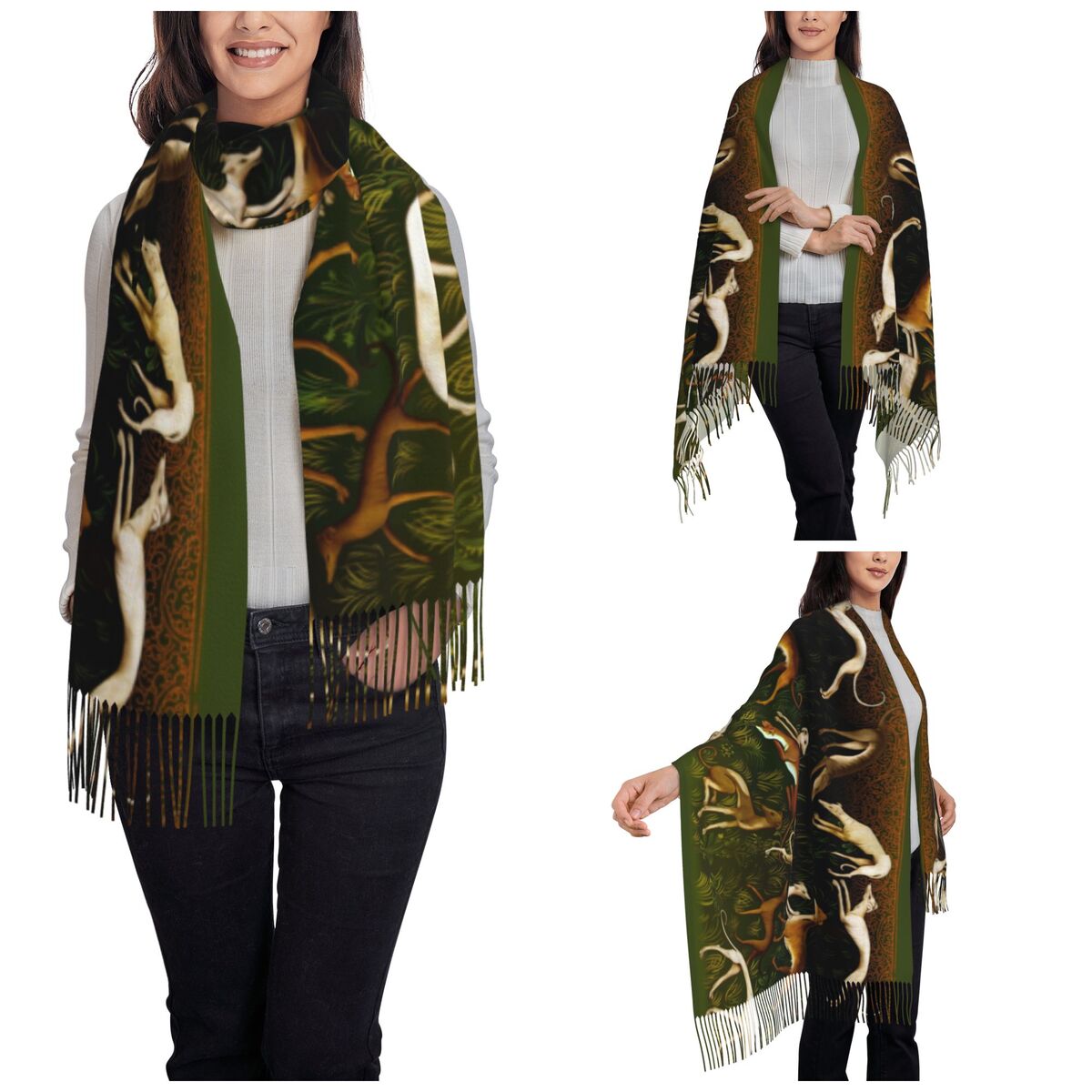 Greyhounds Shawl Wrap Women Wi – обзор и цена Pashmina Wrap Large