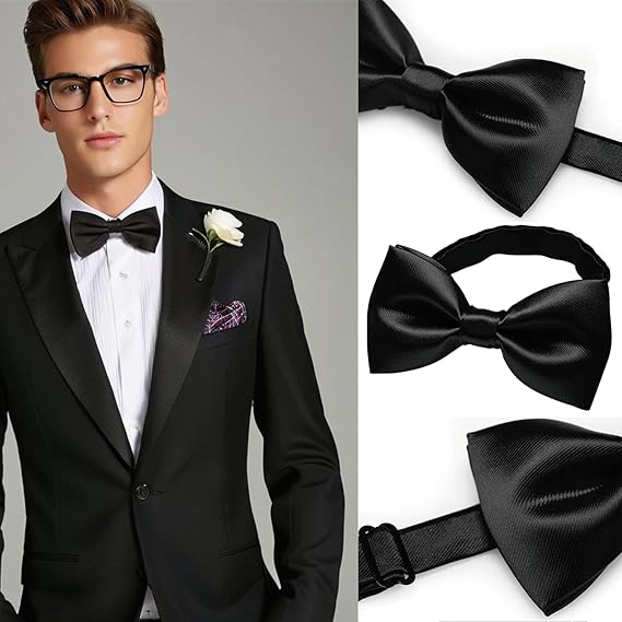 Bow Ties for Men Solid Color B – обзор и цена Bow Tie Pre Tied