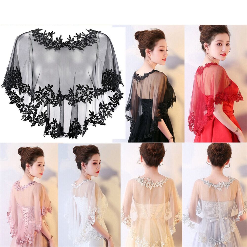Fashion Lace Short Sleeve Shru – обзор и цена Stole Wedding Shawl