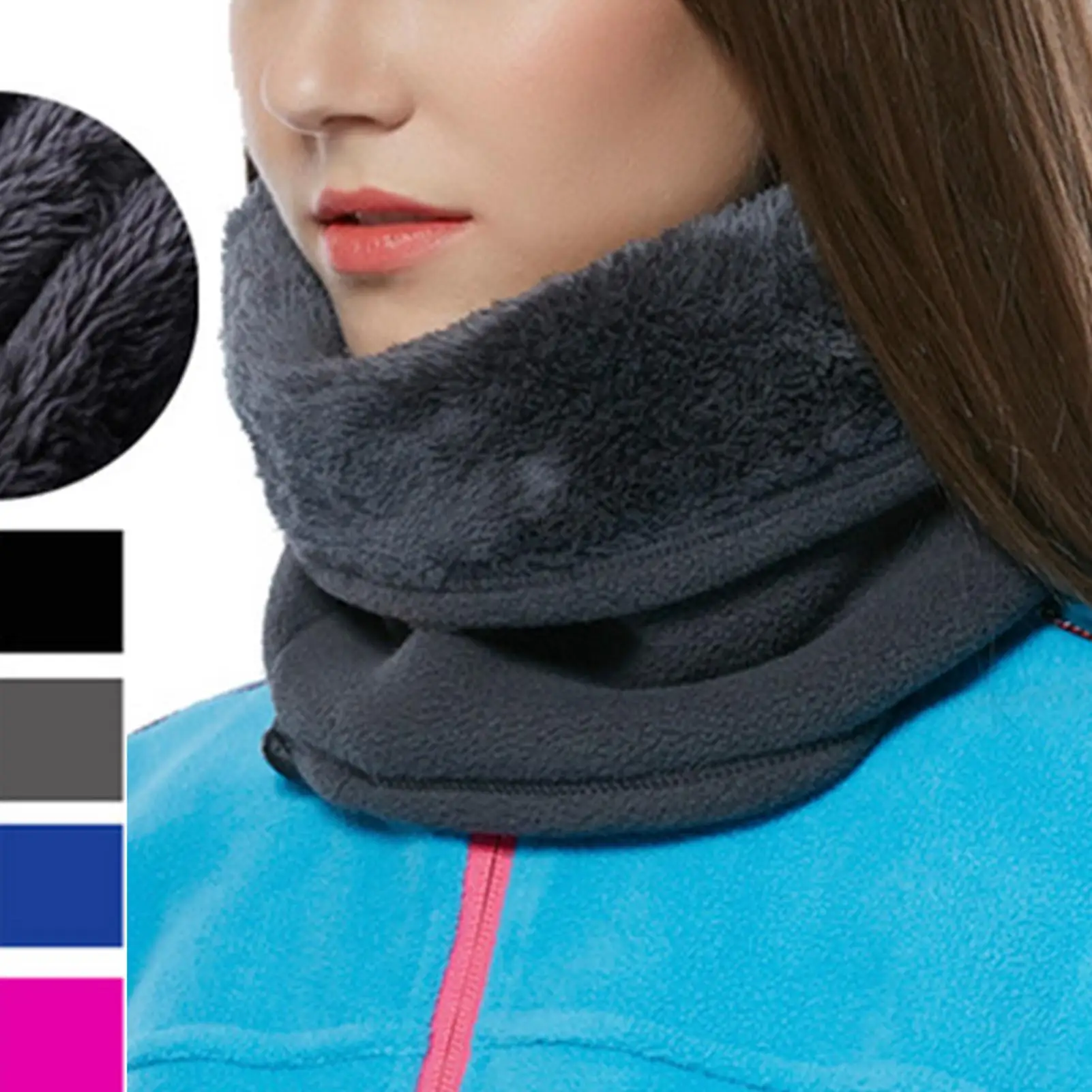 Outdoor Women Men Winter Warm  – обзор и цена Infinity Scarf Knit
