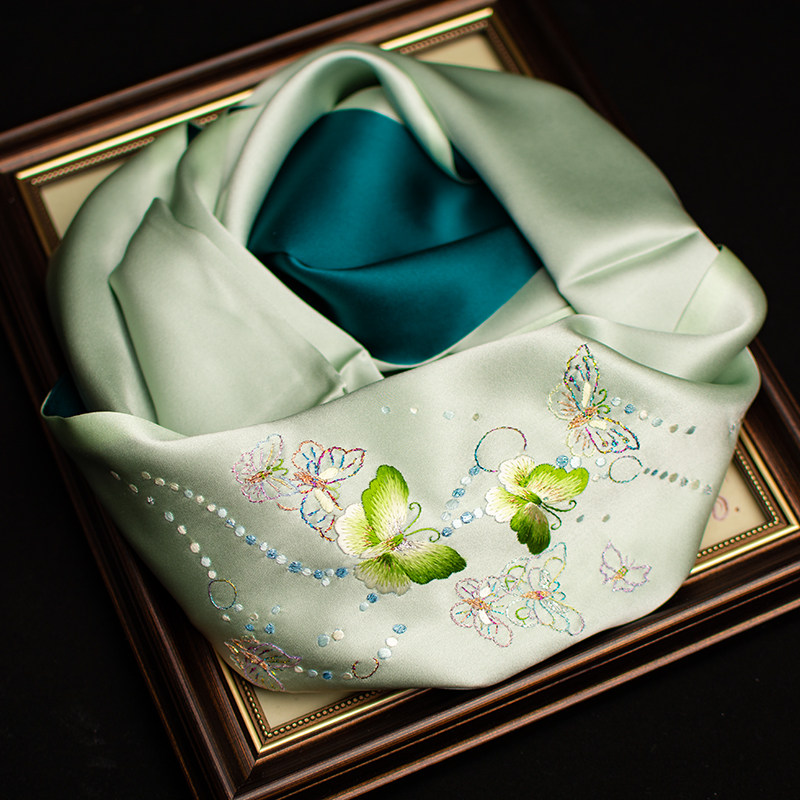 Pure Silk Suzhou Embroidery Sc – обзор и цена Silk Neck Scarf