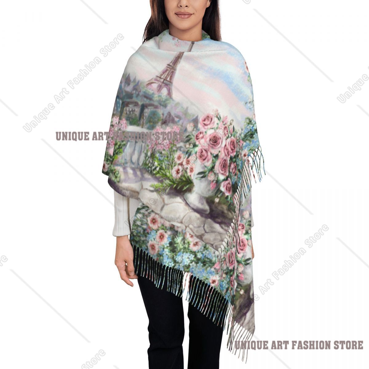 Oil Painting France Paris Eiff – обзор и цена Pashmina Wrap Large