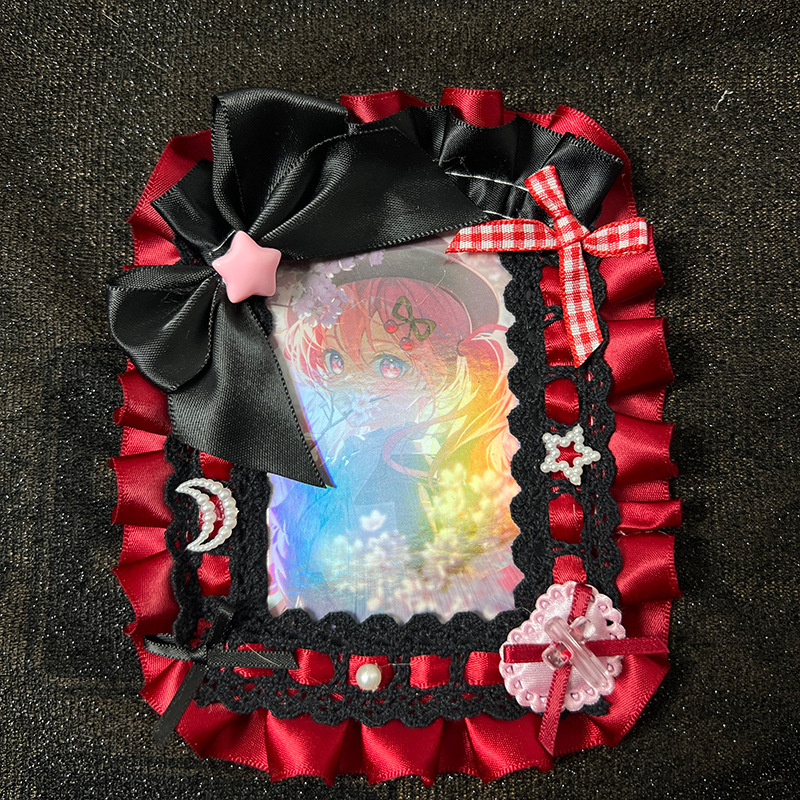 Lolita Maid Lace Handmade ID C – обзор и цена Lanyard Badge Holder