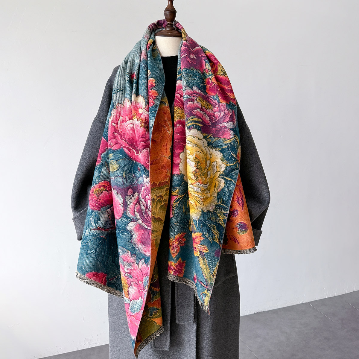 Warm Cashmere Scarf Women Shaw – обзор и цена Woven Scarf Blanket