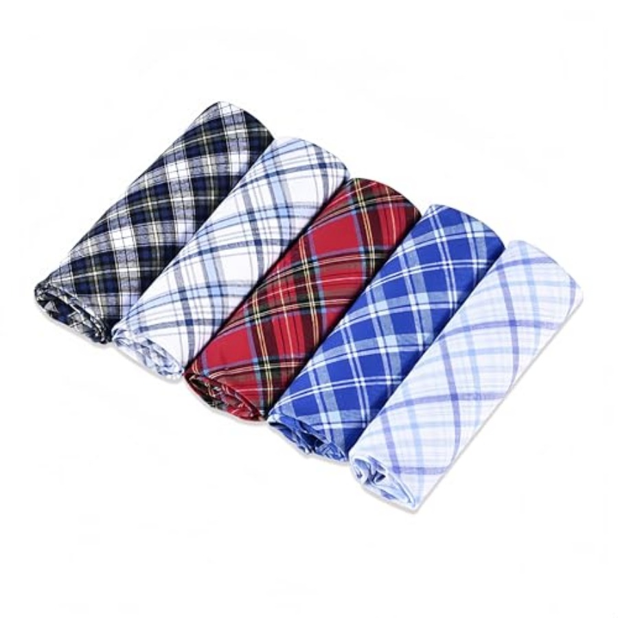 5 Pack Soft Cotton Handkerchie – обзор и цена Handkerchief Cotton Men
