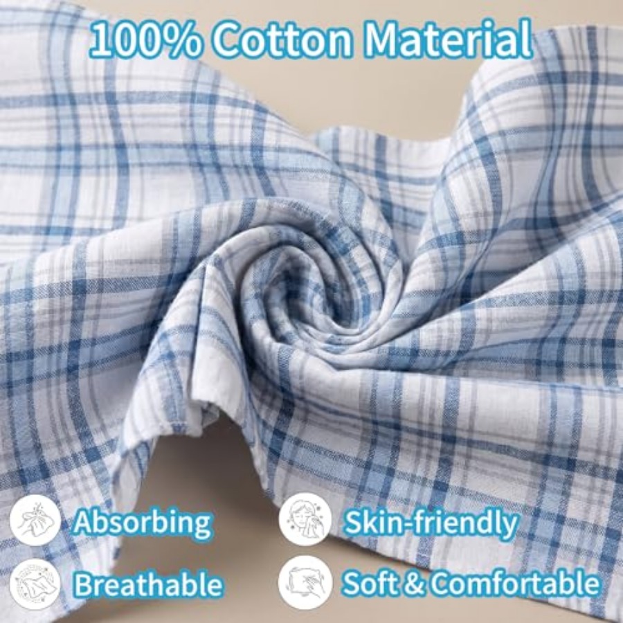 5 Pack Soft Cotton Handkerchie – обзор и цена Handkerchief Cotton Men