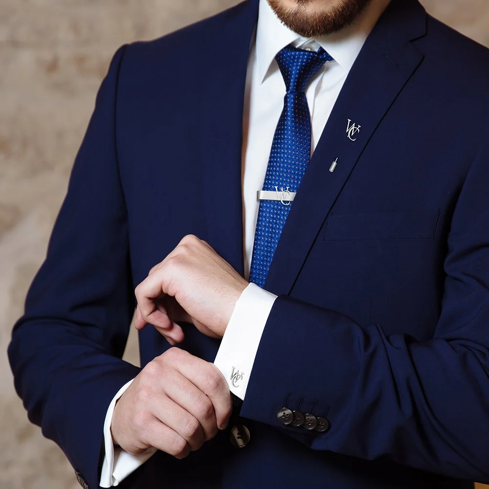 Personalized Cufflinks/Lapel P – обзор и цена Tie Bar Set Gift