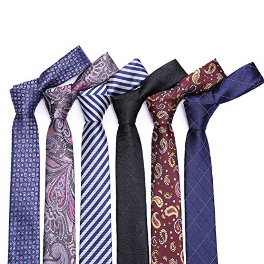 4 Packs Skinny Neckties for Me – обзор и цена Skinny Tie Men