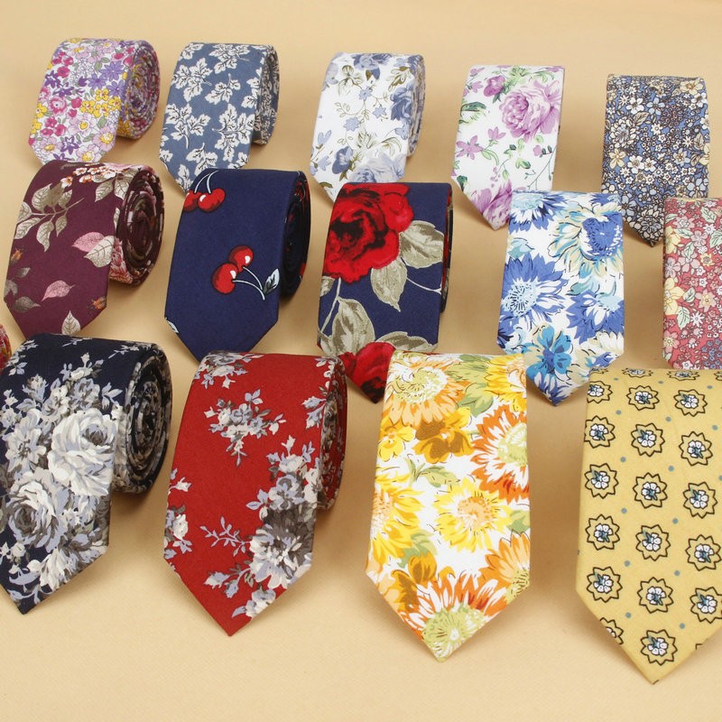 Brand New Floral Tie for Men's – обзор и цена Skinny Tie Men