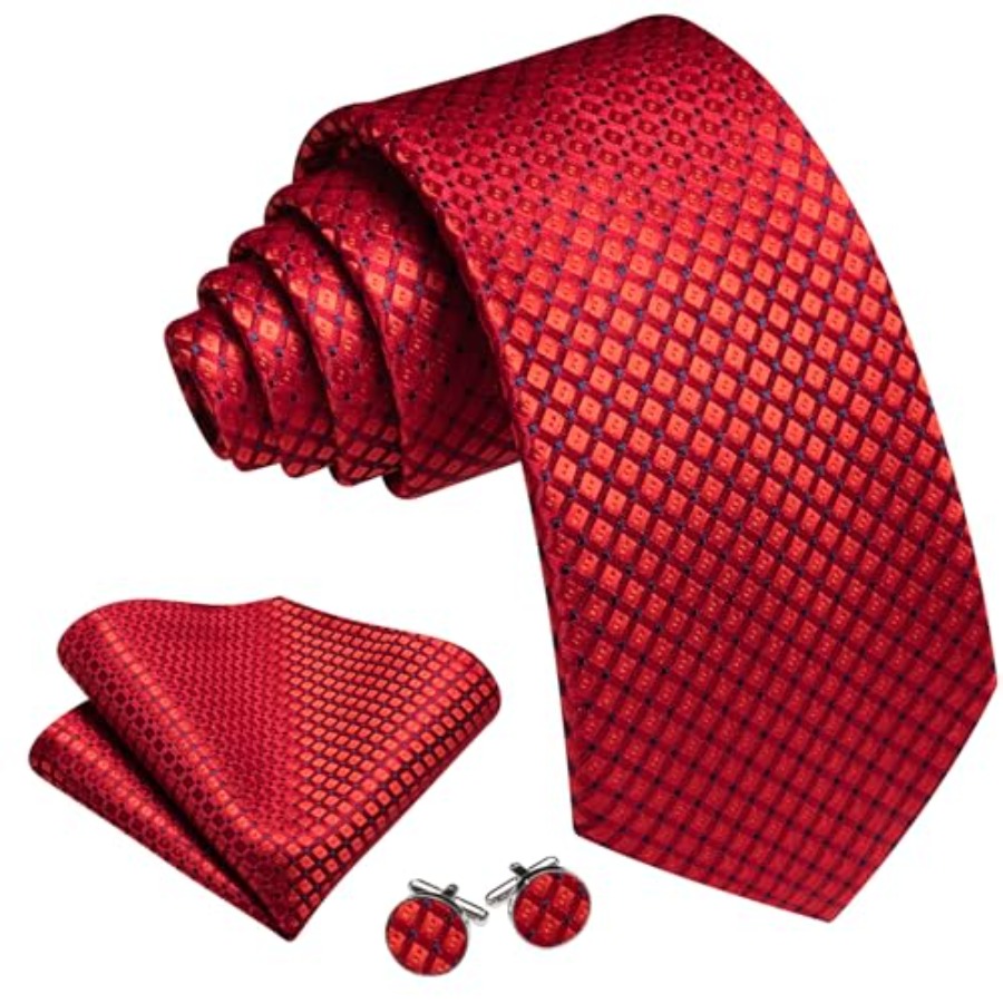 Men Plaid/Striped Ties Set Sil – обзор и цена Silk Tie Striped