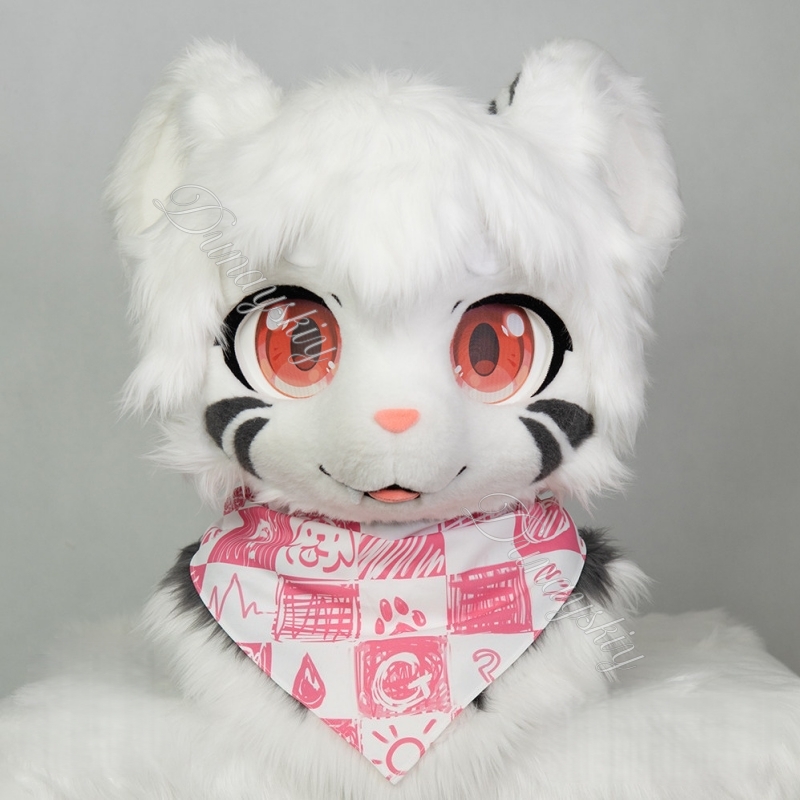Cartoon Graffiti Checkered Fur – обзор и цена Face Scarf Mask