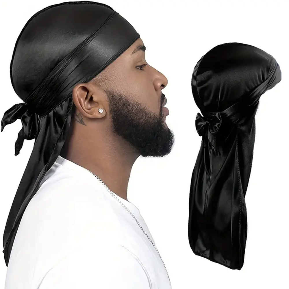 Men's Silk Durag Shower Cap Ba – обзор и цена Bandana Doo Rag