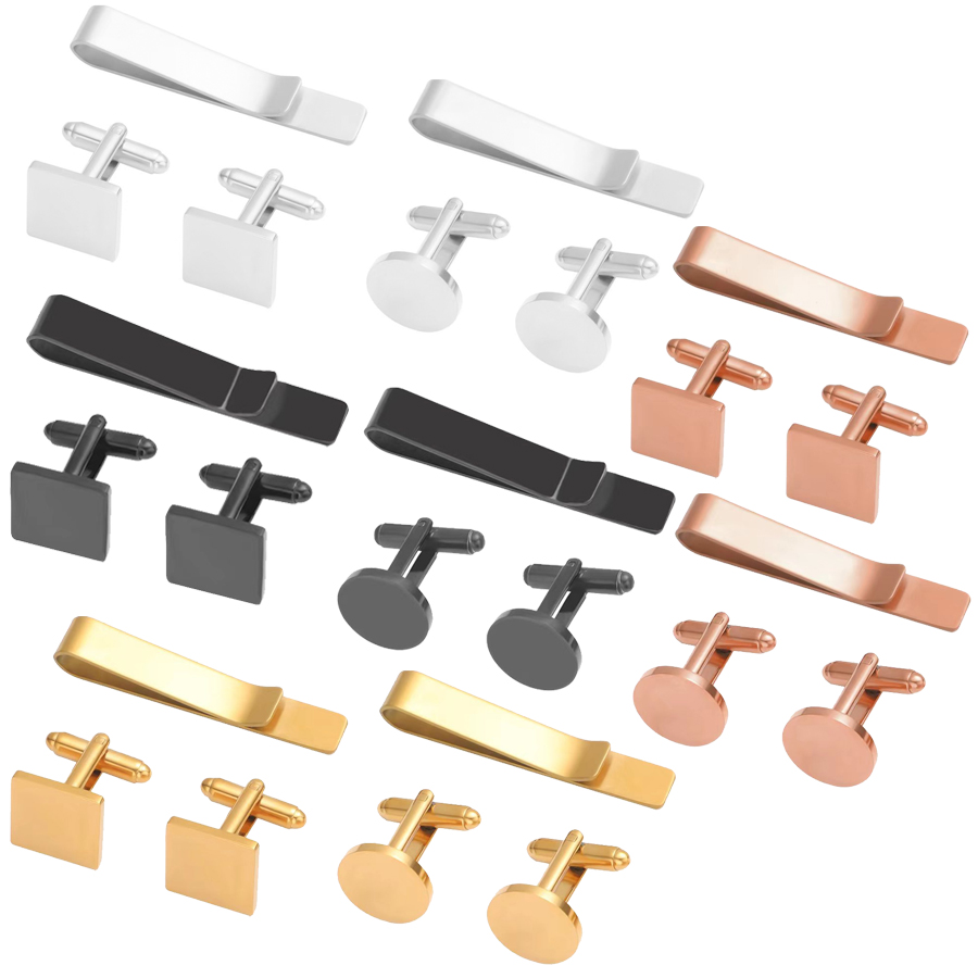 Freeteeme New Fashion Cufflink – обзор и цена Tie Bar Set Gift