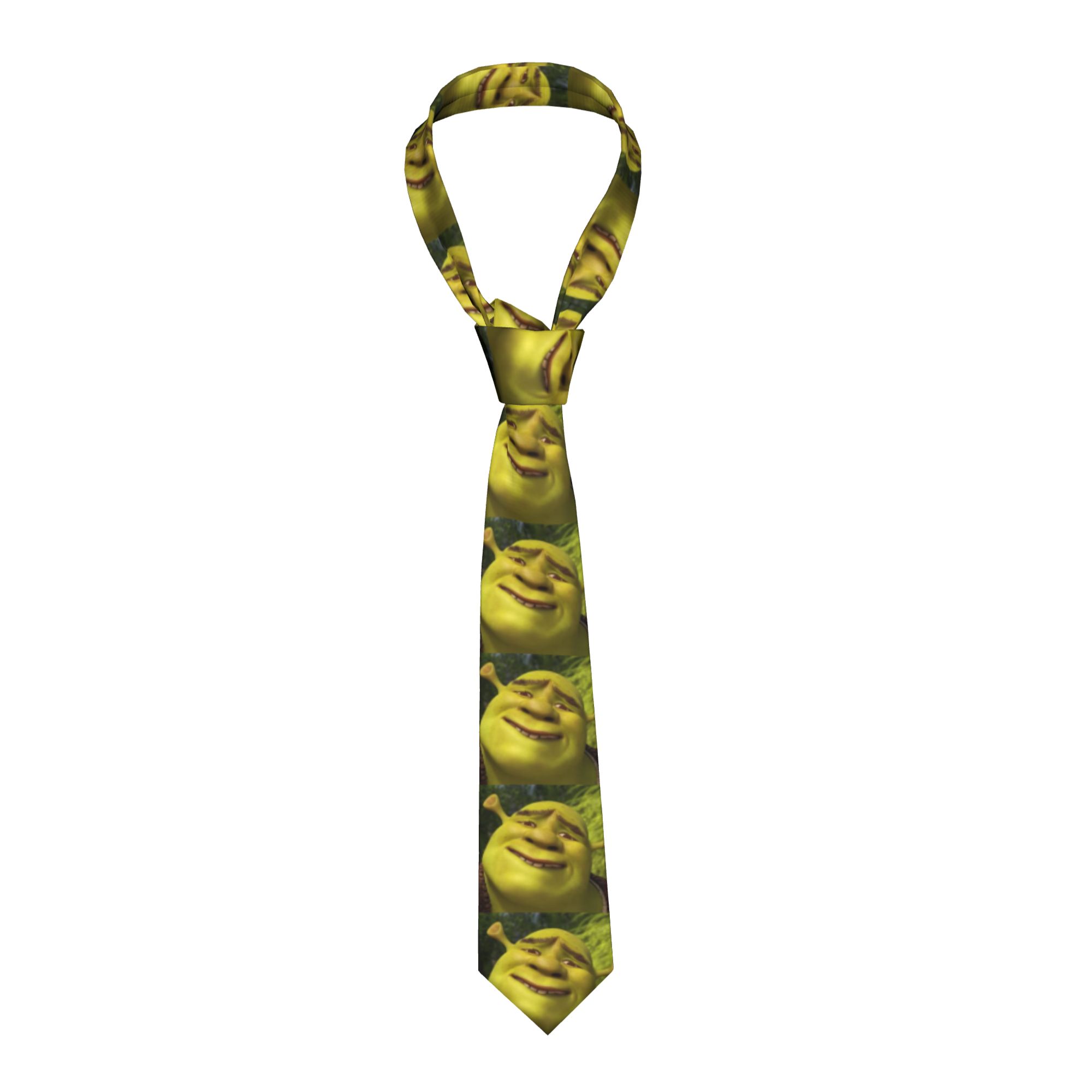 Shreks Memes Anime Neckties Me – обзор и цена Skinny Tie Men