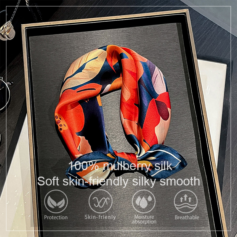 2026 New Spring 100% Pure Silk – обзор и цена Ascot Neck Scarf
