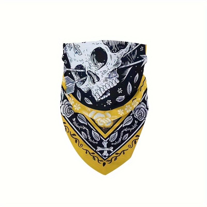 Skull Arrow Retro Headscarf Sq – обзор и цена Bandana Cotton