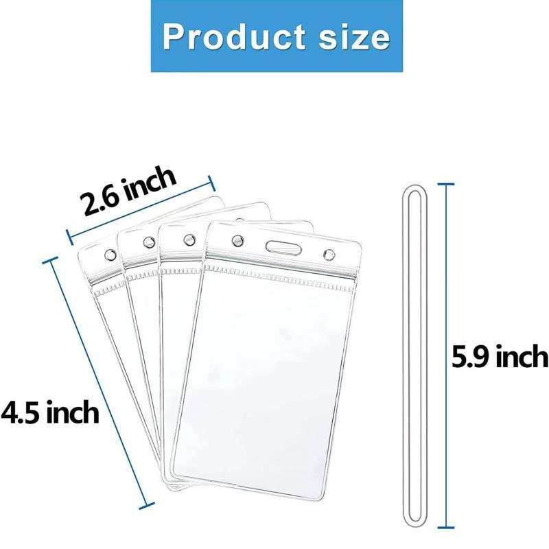 Clear Plastic ID Badge Holders – обзор и цена Lanyard Badge Holder