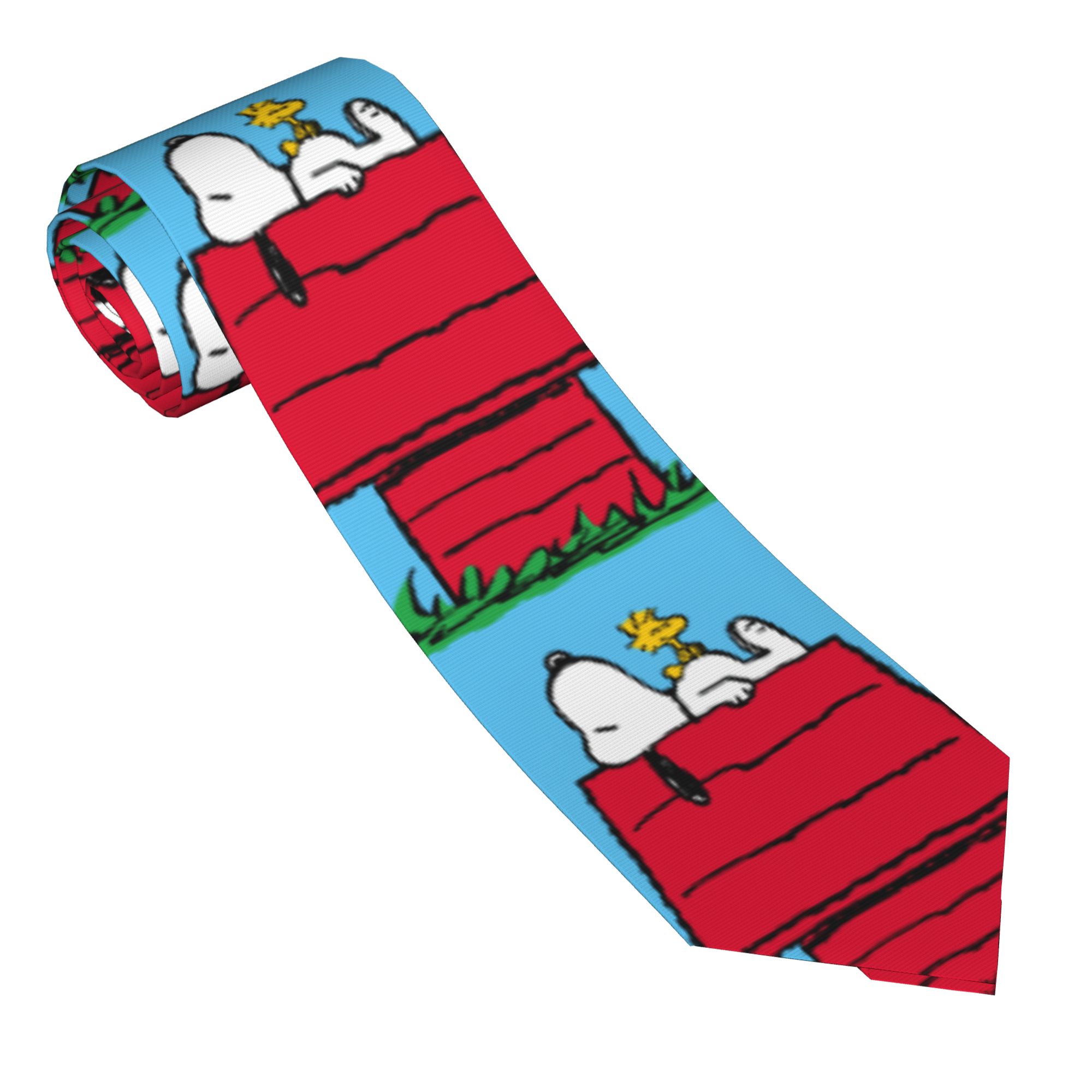 Neckties Snoopy Woodstock Dogh – обзор и цена Skinny Tie Men