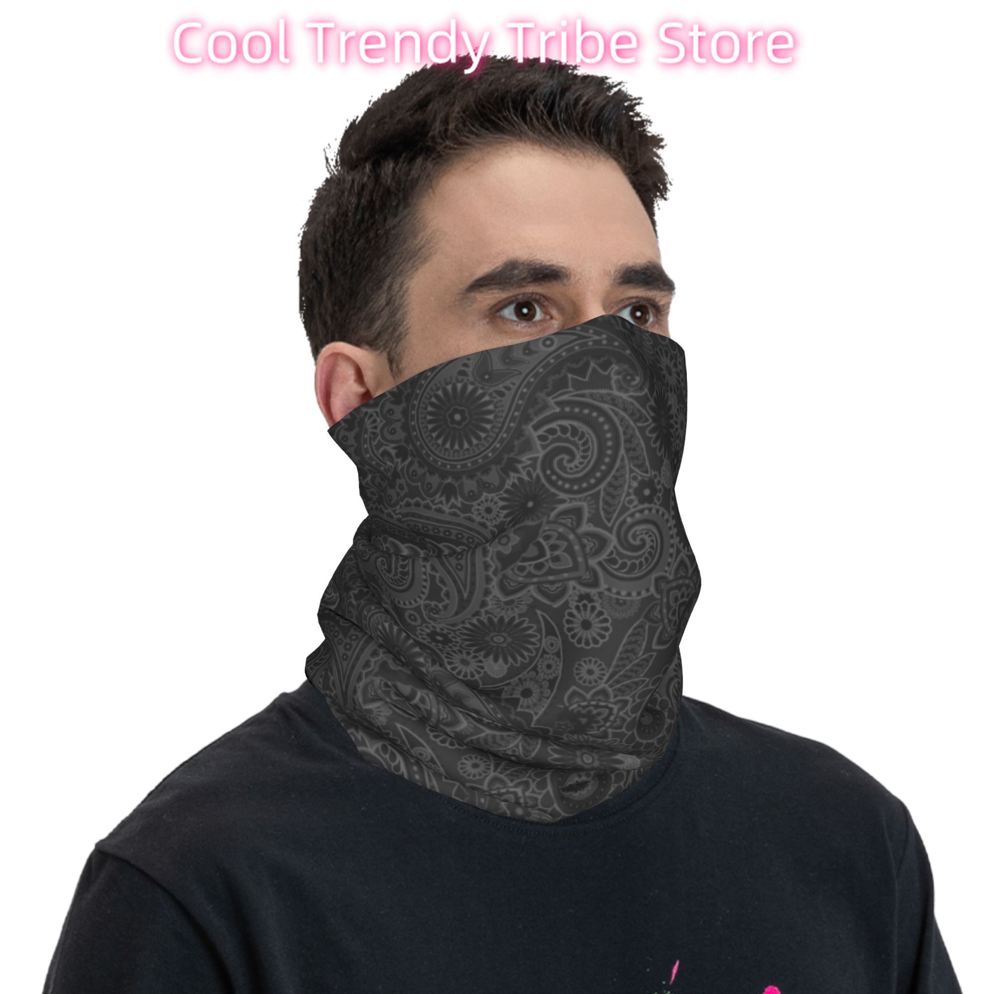 Custom Paisley Chicano Bandana – обзор и цена Neck Warmer Tube