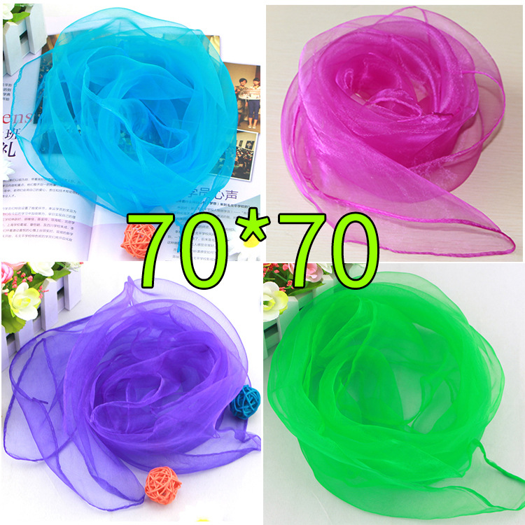 Solid Color Chiffon Small Silk – обзор и цена Scarf Silk Square
