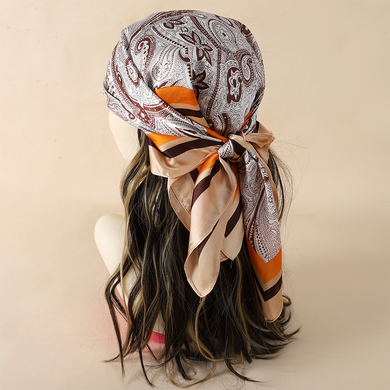 Luxury Spring Silk Scarf Women – обзор и цена Silk Tie Striped