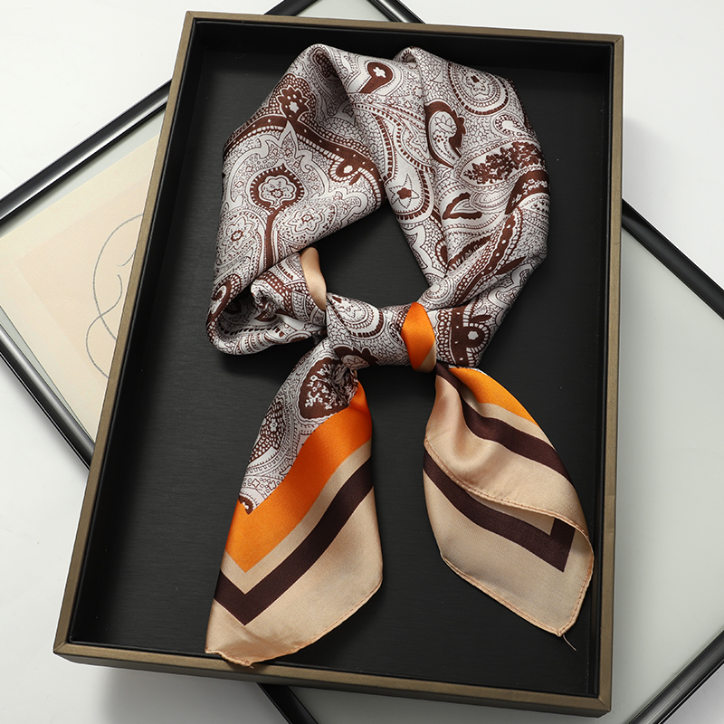 Luxury Spring Silk Scarf Women – обзор и цена Silk Tie Striped