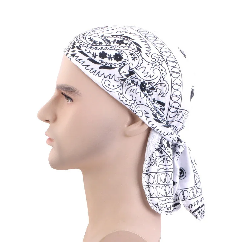 New Men Women Print Durag Du-R – обзор и цена Bandana Doo Rag