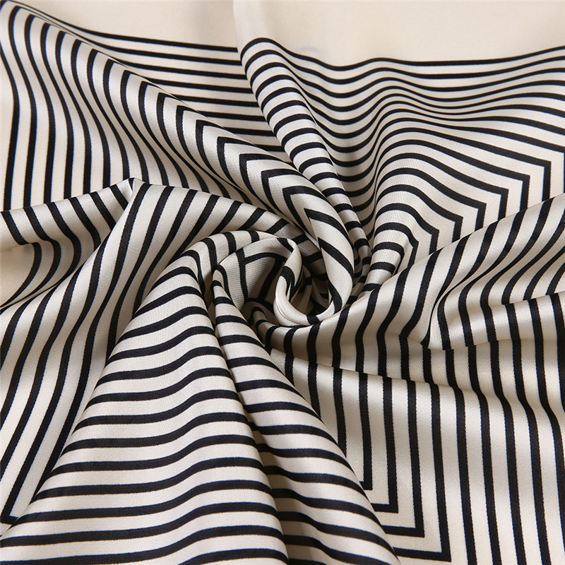 Fringe Frame Square Scarves Ba – обзор и цена Silk Tie Striped