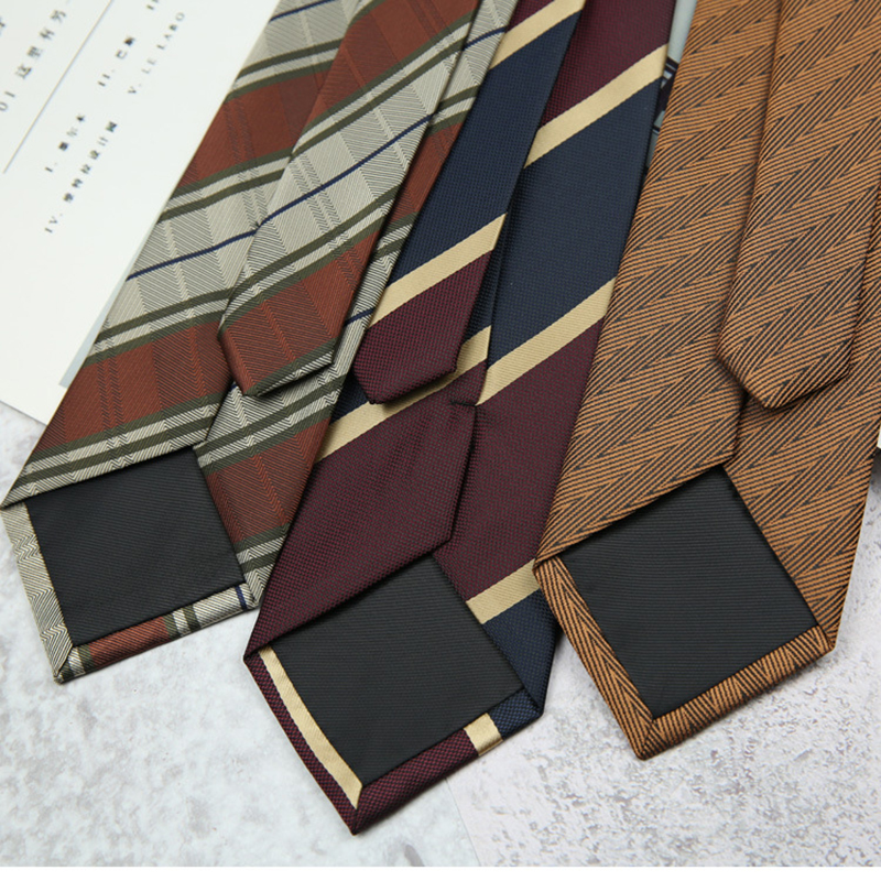 New Trendy Striped Neckties Fo – обзор и цена Skinny Tie Men