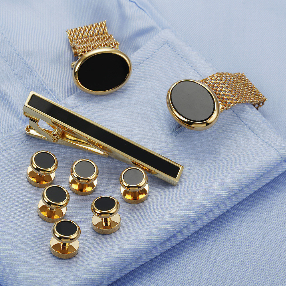 VAGULA New 9PCS Cuff links Tie – обзор и цена Tie Bar Set Gift