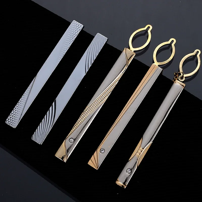 Men Metal Simple Necktie Buckl – обзор и цена Tie Clip Silver