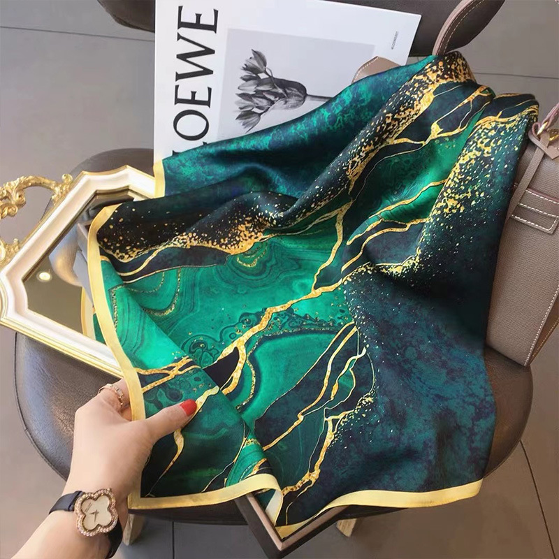 70x70cm Women Scarf Silk Feeli – обзор и цена Ascot Neck Scarf