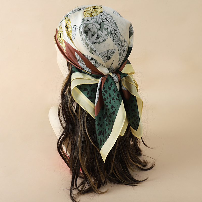 70x70cm Women Scarf Silk Feeli – обзор и цена Ascot Neck Scarf