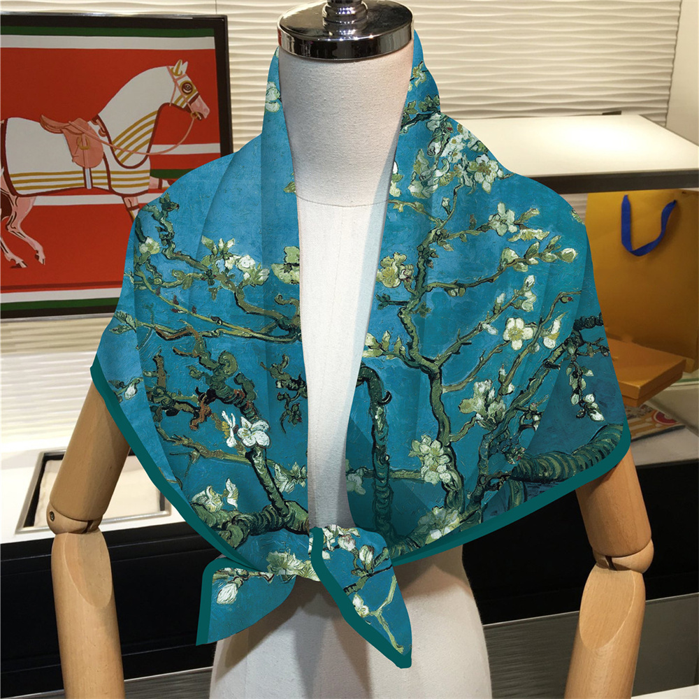 90CM Hot Sell Twill Silk Scarf – обзор и цена Face Scarf Mask