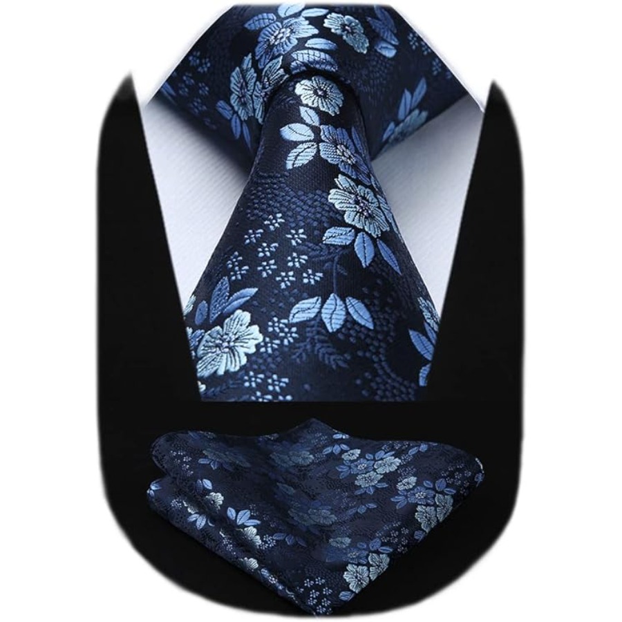 Men Floral Ties Woven Classic  – обзор и цена Pocket Square Set