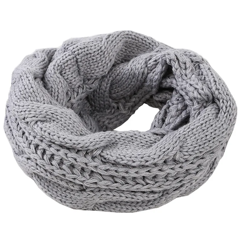 Men Women Boys Girls Thick Rib – обзор и цена Infinity Scarf Knit