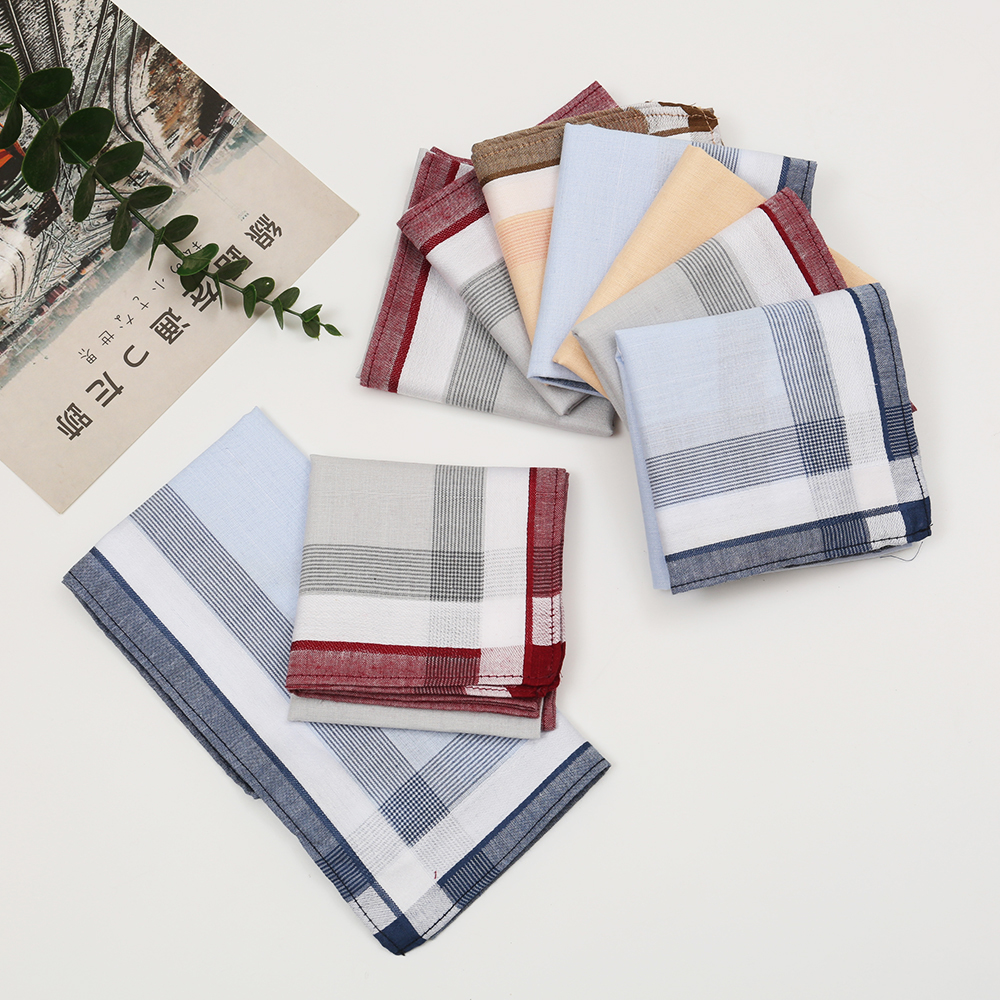 Men's Pure Cotton Yarn-Dyed Ha – обзор и цена Handkerchief Cotton Men