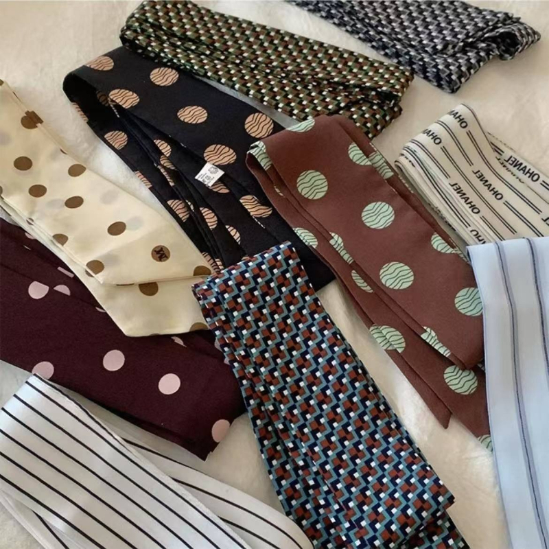 Polka Dot and Striped Print Sc – обзор и цена Silk Tie Striped