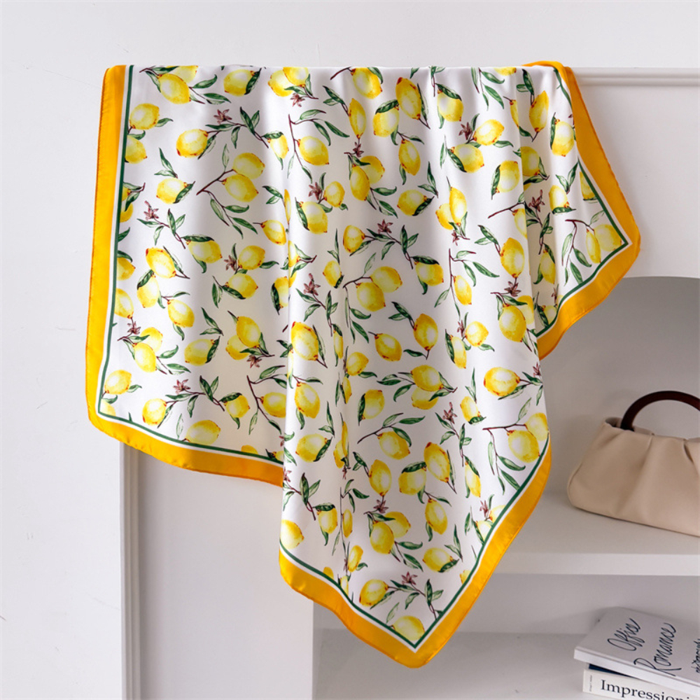 1pcs Summer Bright Color Oil P – обзор и цена Ascot Neck Scarf