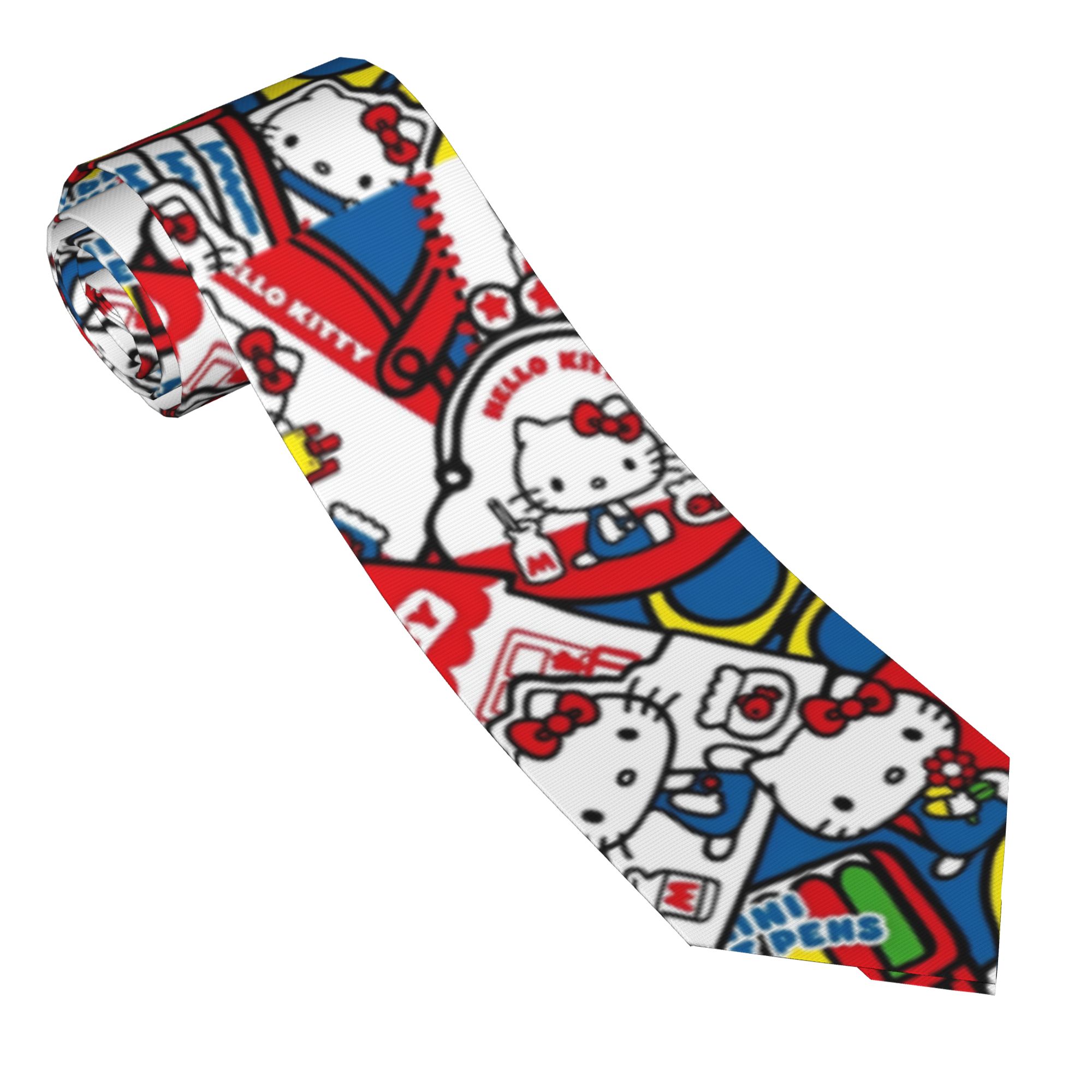 Hello Kitty Colorful Neckties  – обзор и цена Skinny Tie Men