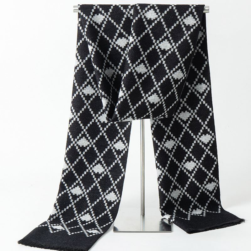 Designer Brand Plaid Winter Me – обзор и цена Muffler Men Wool
