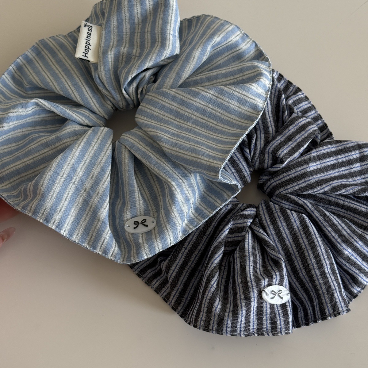 Korea Fashion Stripe Hair Rubb – обзор и цена Silk Tie Striped